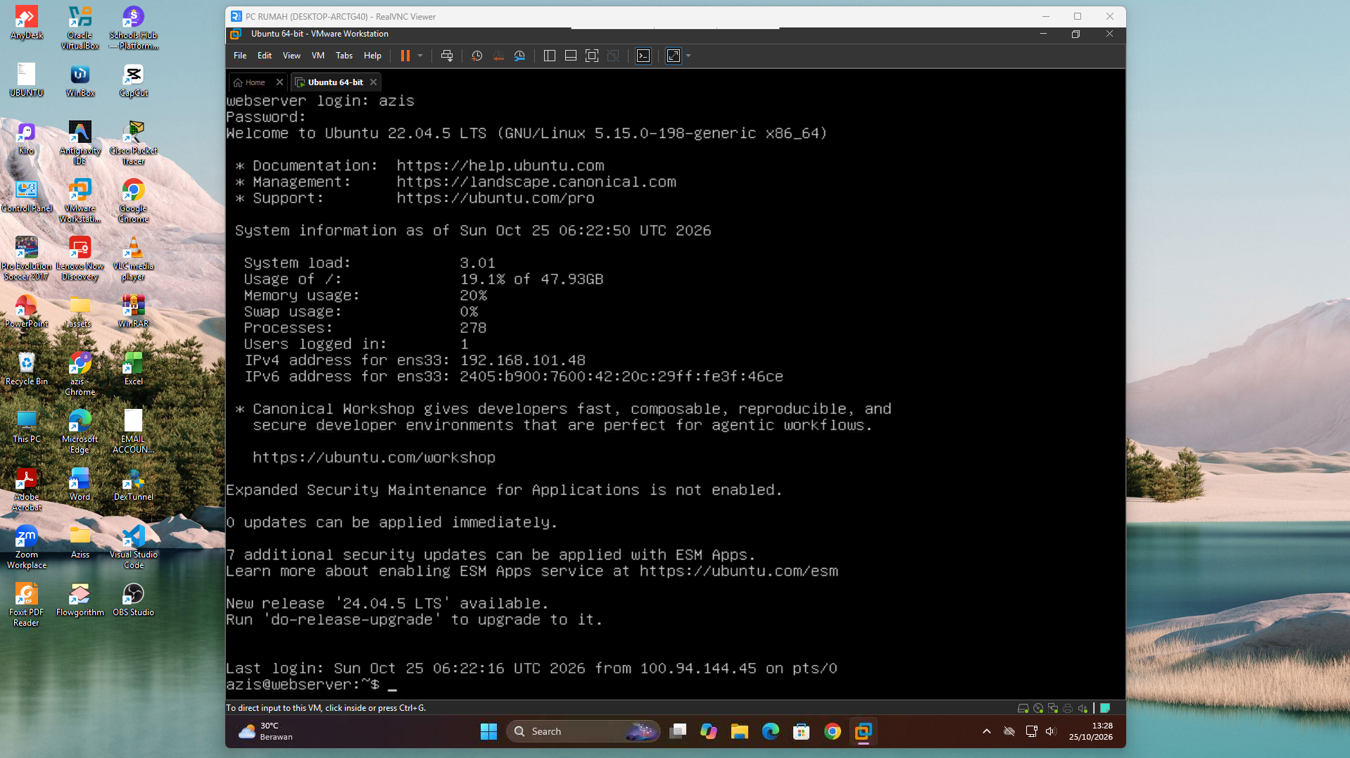 Dokumentasi Panel Webserver
