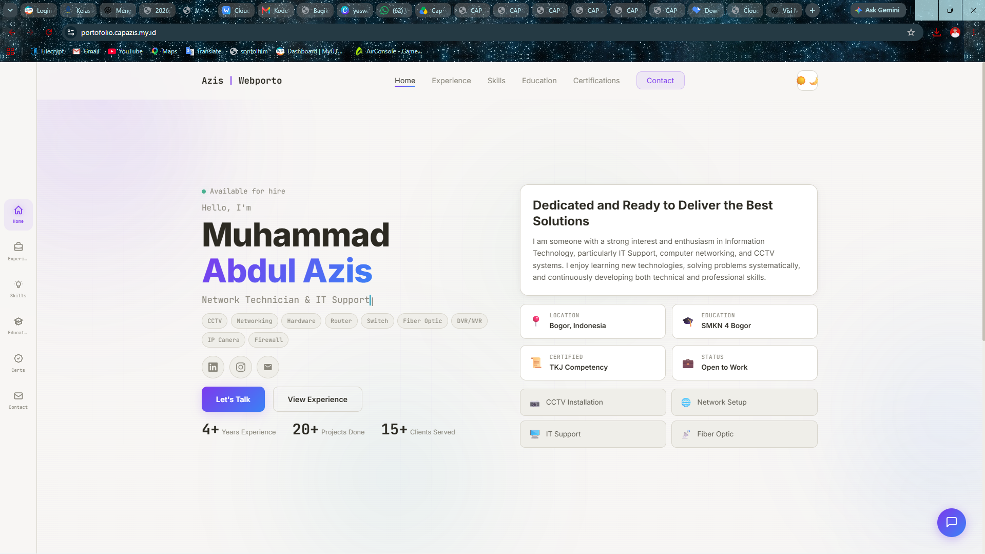 Dokumentasi Panel Webserver